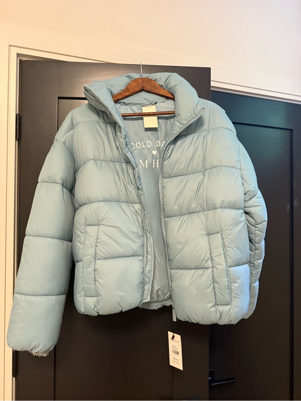 Noize Light Blue Kids Puffer Jacket